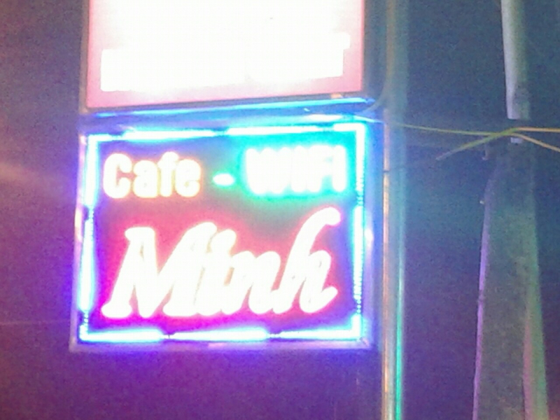 bảng led cafe Minh